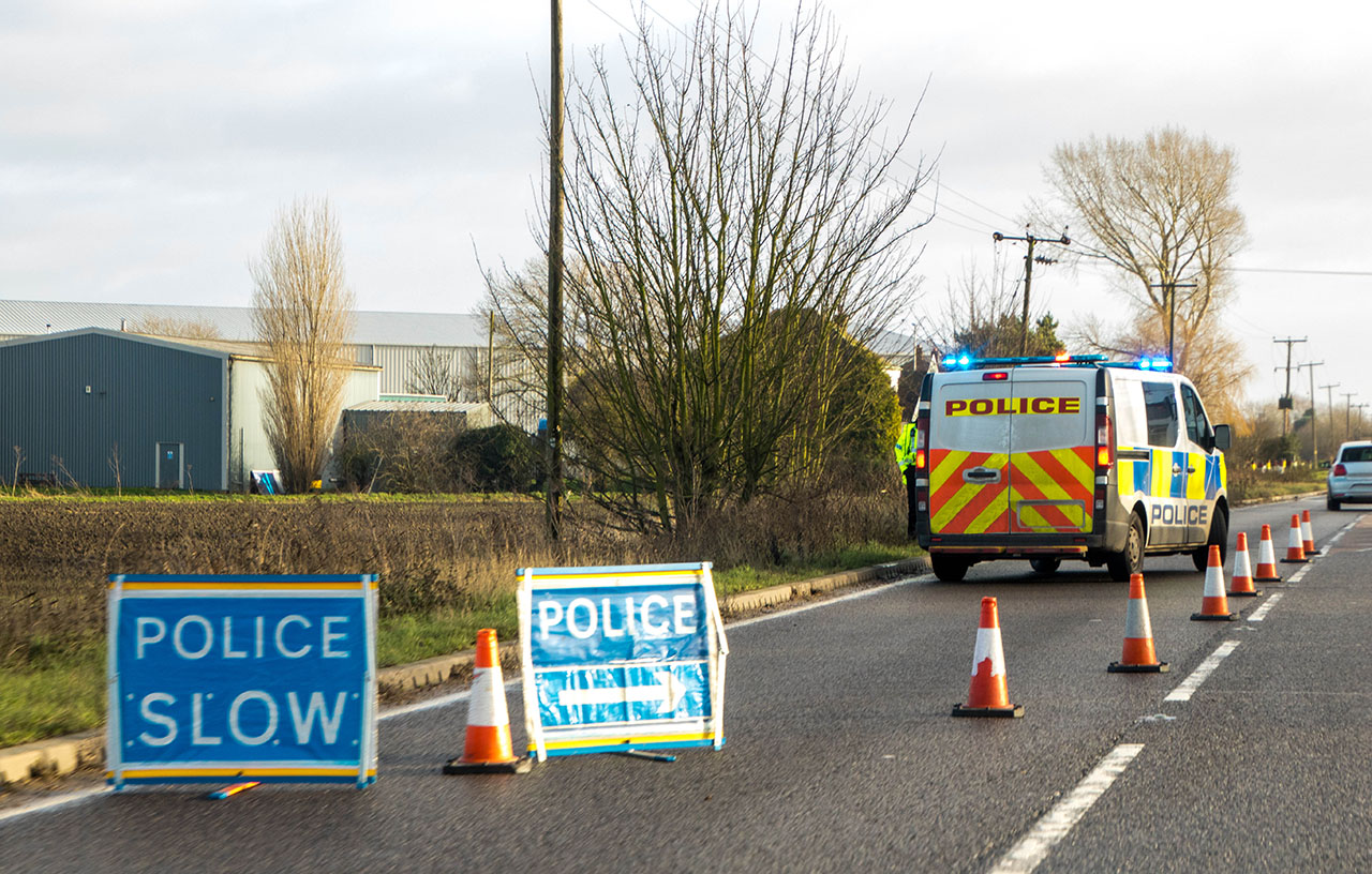 wypadek samochodowy w UK